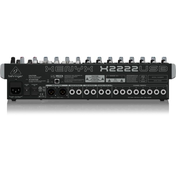 Mezcladora Beheringer 16 Ch con Efectos y USB