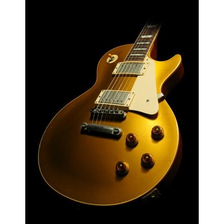 Guitarra Standard Les Paul Dorado Metalico