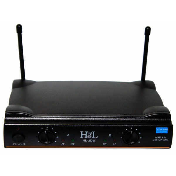 Sistema de Microfonos inalambricos Diadema Doble HL-2DB