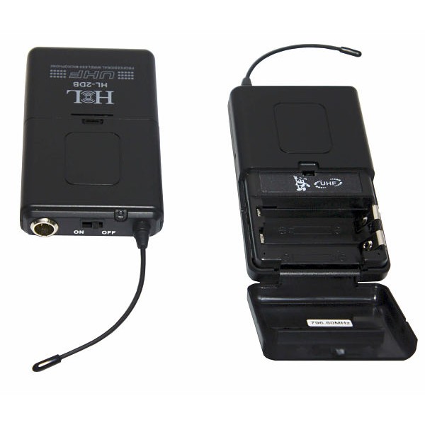 Sistema de Microfonos inalambricos Diadema Doble HL-2DW color carne