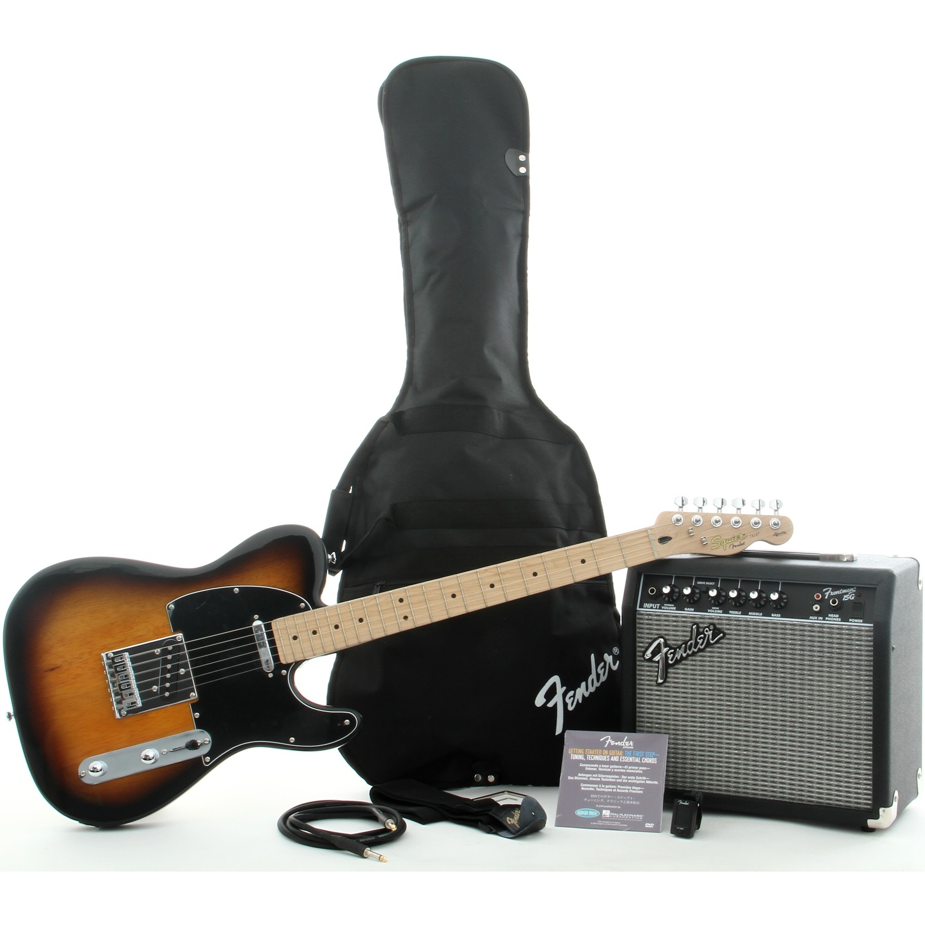 Paquete De Guitarra Fender Telecaster y Amplificador 15G
