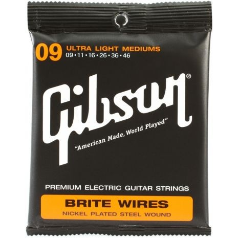 Cuerdas Guitarra Gibson Brite Wires 009-042