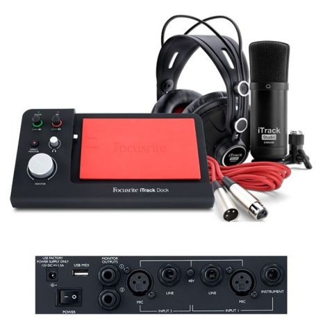 Interface Itrack Dock Studio Focusrite