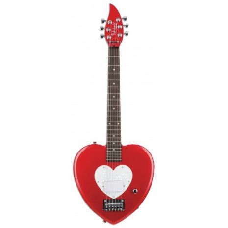 Guitarra Electrica Daysi Rock 14-7100 Forma De Corazón.