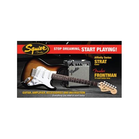 Paquete Fender Stratocaster BSB 10G