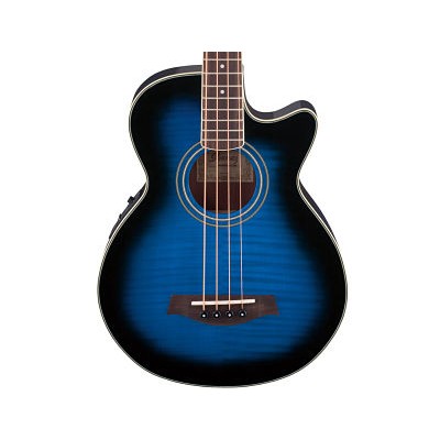 Bajo electro-acustico Ibañez azul Somb AEGB20E-TBS
